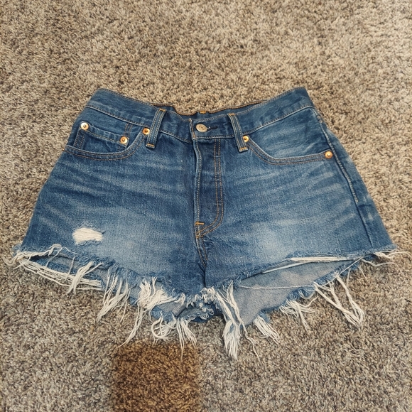 Levi's Pants - Levi's 501 Distressed Shorts